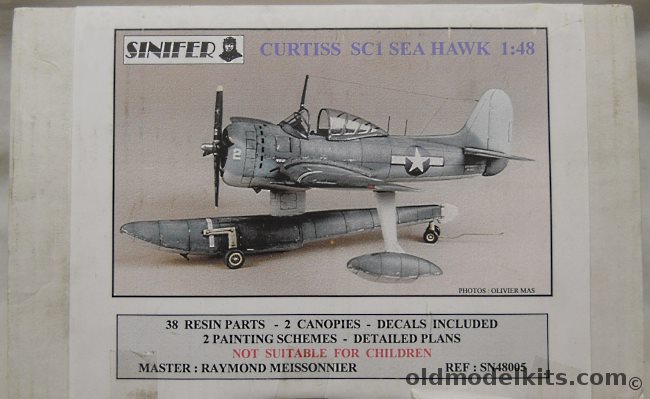 Sinifer 1/48 Curtiss SC-1 Sea Hawk, SN48005 plastic model kit